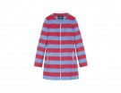 Cappotto a righe bicolor