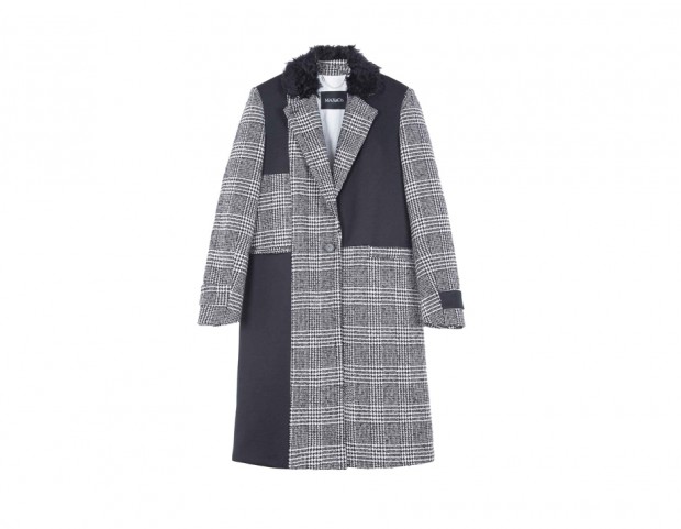 Cappotto in tessuto Galles e scuba
