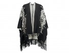 Con stampa floreale black&white