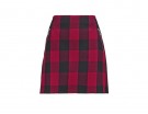 Gonna cozy-chic a motivo check