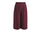 Pantaloni culottes color burgundy