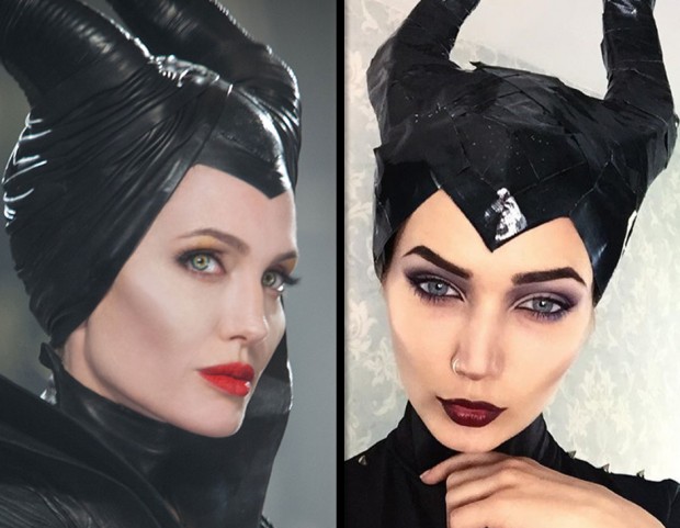 Il trucco cupo, ma glam di Malefica