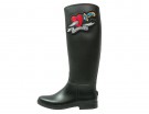 Rain boots con patch a disegno