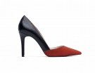 Bicolor in pelle e suede