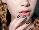 Nail art effetto spugnato