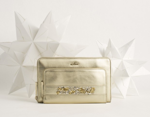 Clutch in pelle metallizzata e applicazioni