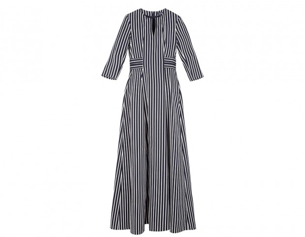Maxi dress a righe