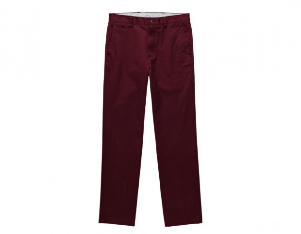 Pantaloni classici color burgundy