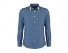 camicia classica con colletto a contrasto