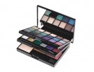 Una palette di ombretti festivi, matte e glitter