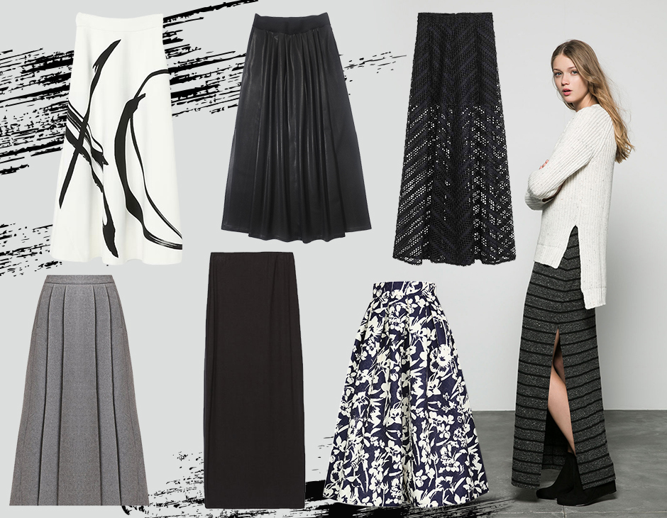 Gonne lunghe: le maxi-skirt dell'autunno-inverno 2015-16 - Tu Style