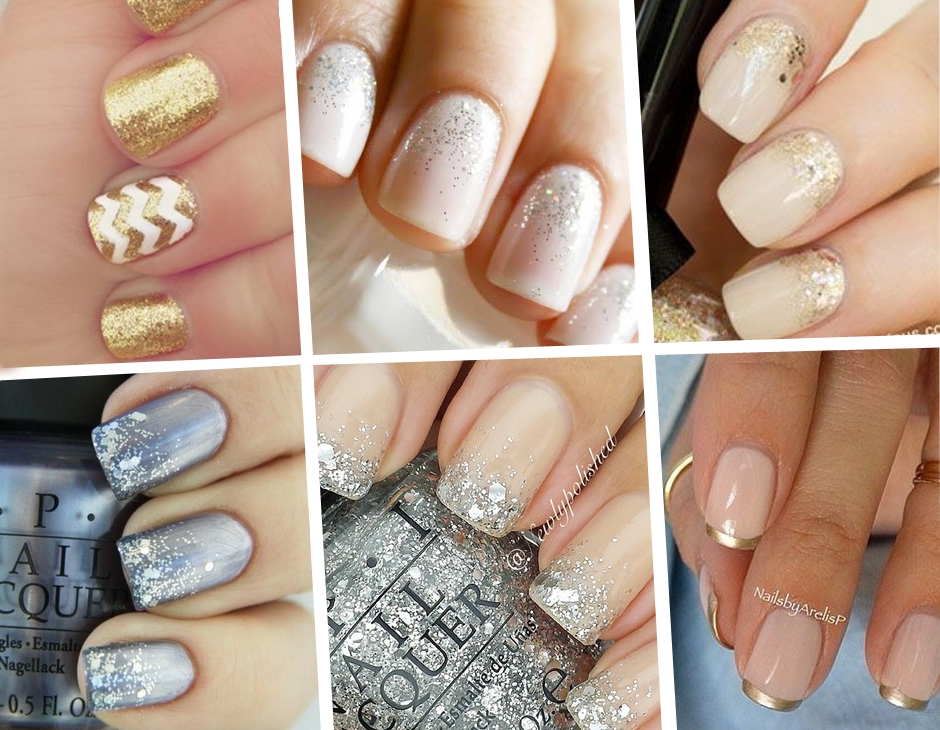 Unghie Le Manicure Oro E Argento Piu Belle Da Pinterest Tu Style