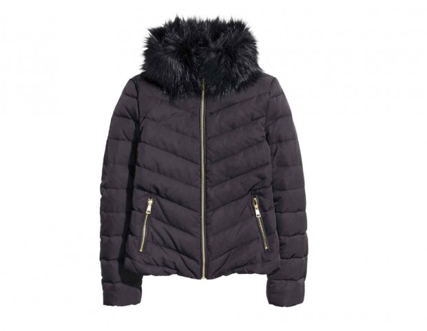 Elegante con collo in ecopelliccia ton sur ton