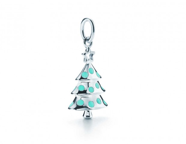 Charm argento ad albero di Natale