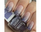 Grigio scuro e glitter argentati