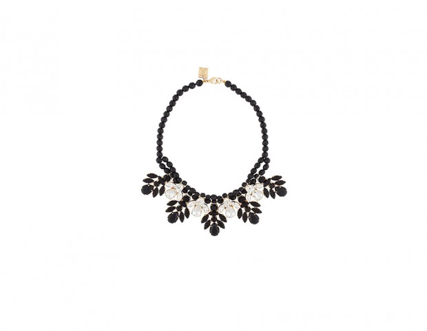 Collana con strass