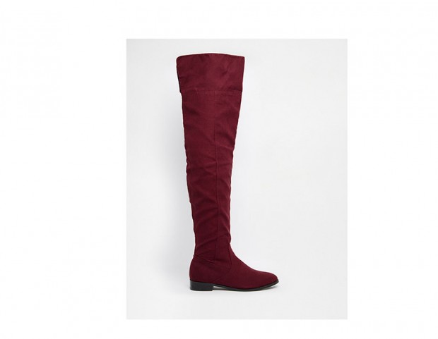 Stivali cuissardes in suede