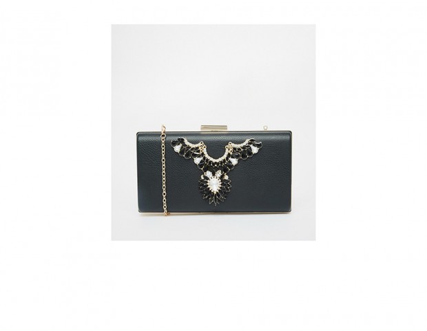 Pochette con strass