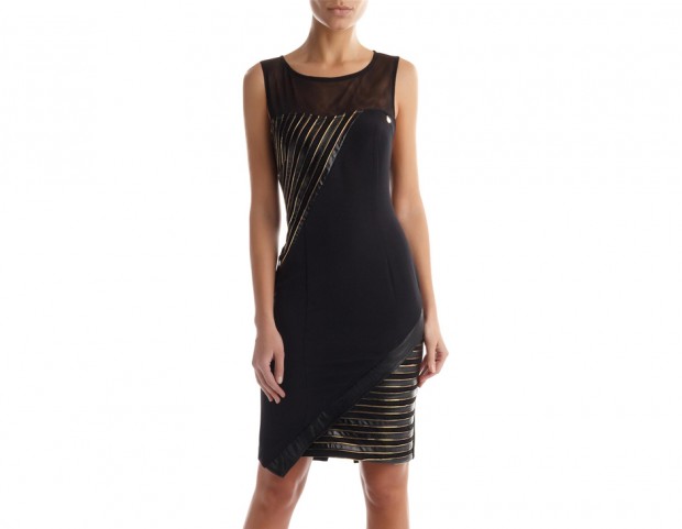 Stretch e asimmetrico con profili gold