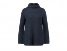 Ampio e blu navy con collo alto