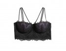 Bralet con balconette in pizzo