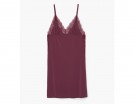 Babydoll semplice con scollo a triangolo e pizzo