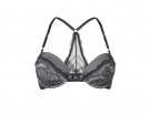 Reggiseno con incrocio e dettagli in pizzo