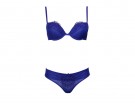 Completo grintoso blu elettrico