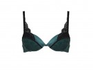 Reggiseno in satin e pizzo