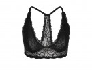 Top in pizzo con scollo a triangolo