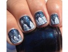Paesaggio innevato per la manicure