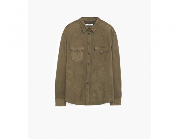 Camicia in suede Camicia in suede