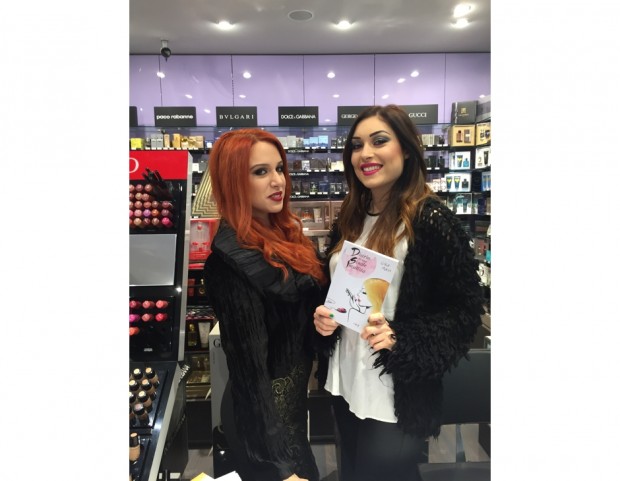 Erika Marin e la make up artist e youtuber Carlotta Giacuzzo (CherylPandemonium)