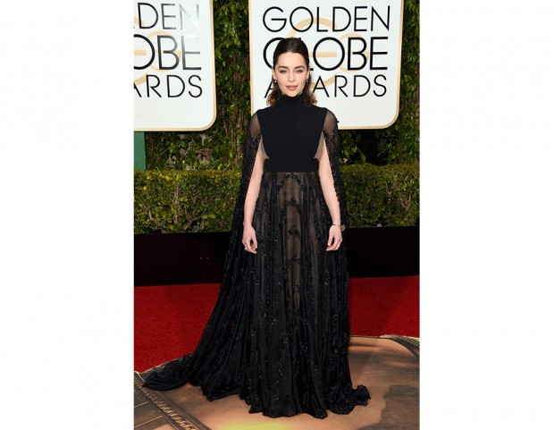 Emilia Clarke in Valentino Couture