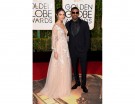 Corinne Foxx in un romantico abito di tulle rosa