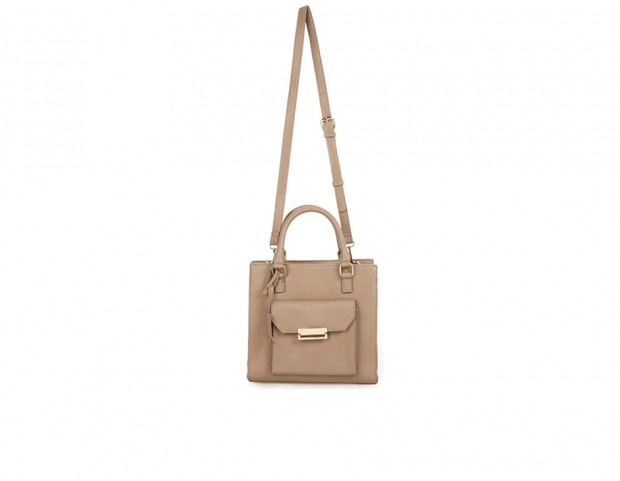 Borsa a tracolla color biscotto