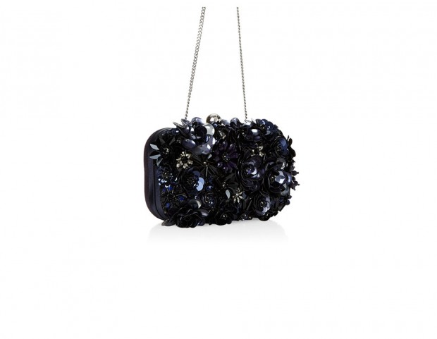 Clutch da sera con applique