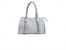Maxi bag di pelle con frange