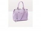 Borsa lilla con scomparti