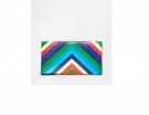 Pochette a righe arcobaleno