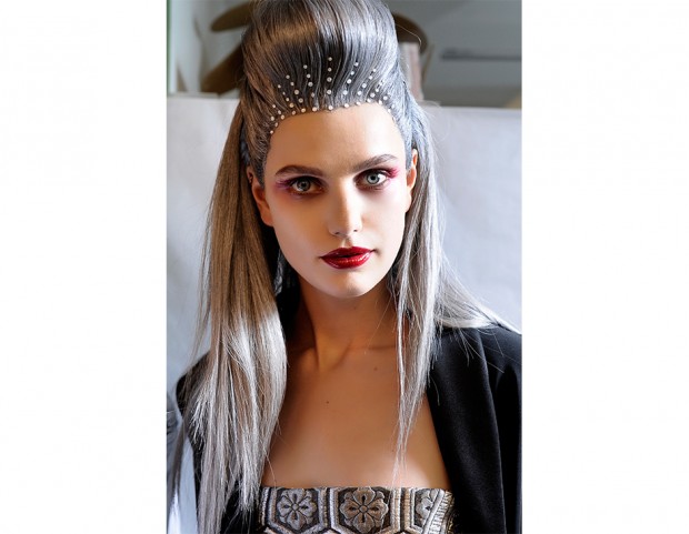 Silver hair