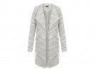 Cappotto leggero in maglia color ghiaccio