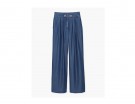 Pantaloni fluidi con decoro