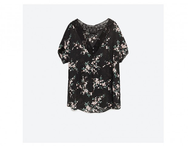 Blusa a fiori