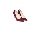 Pumps in suede burgundy