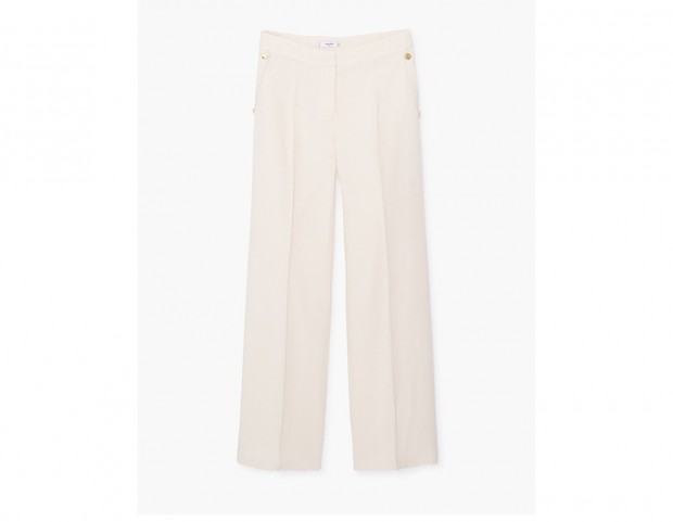 Pantaloni di lino a palazzo