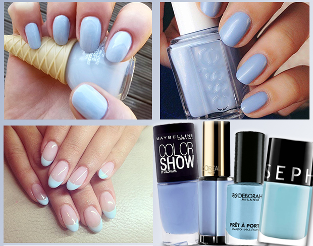 Unghie La Manicure Serenity Il Colore Pantone 2016 Tu Style