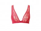 Reggiseno a triangolo in pizzo rosso