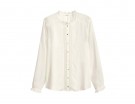 Camicia con colleto ornato da ruches