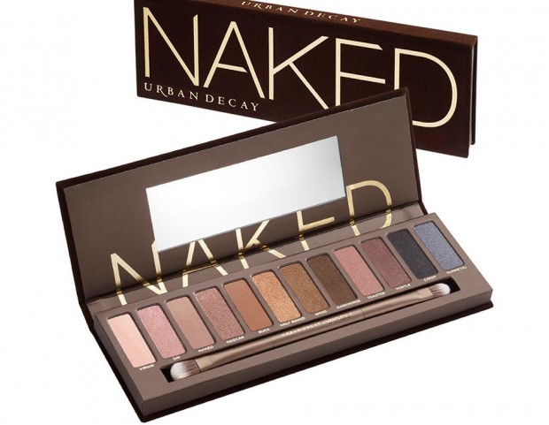 Palette di ombretti nude e metallici